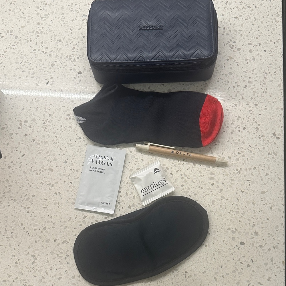 Missoni Delta 1 Toiletry Bag with Chevron Design